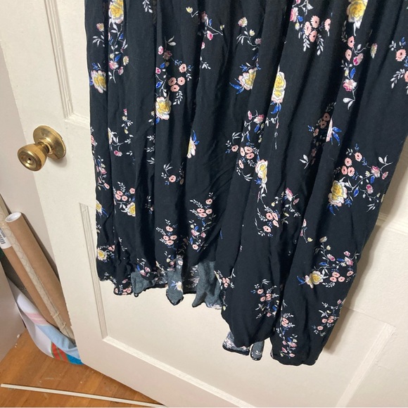 Torrid black floral challis hi low sleeveless flowy dress womens 4X - Picture 4 of 10